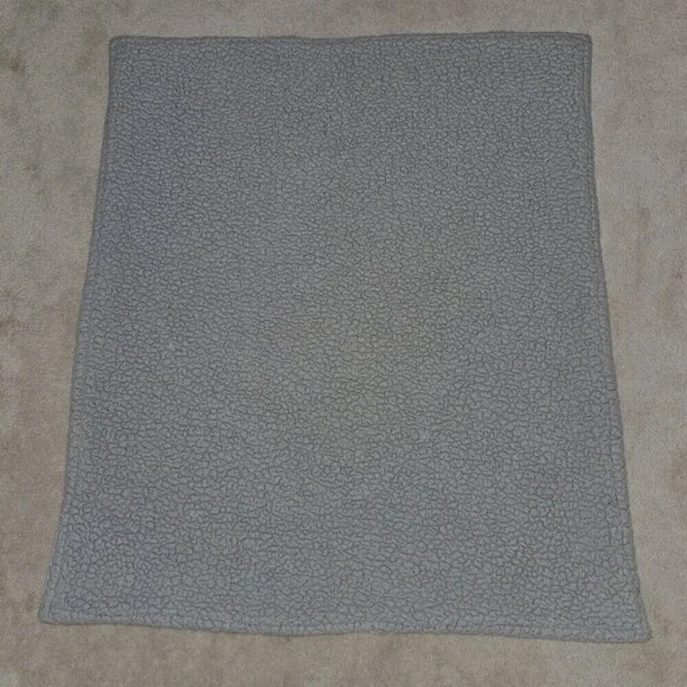 Moon Stars Fleece Baby Blanket Gray Sherpa Raccoon Bear Squirrel Fox Deer